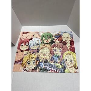 Seven Deadly Sins Anime 500 Piece Wood Jigsaw Puzzle With Box Pre Owned